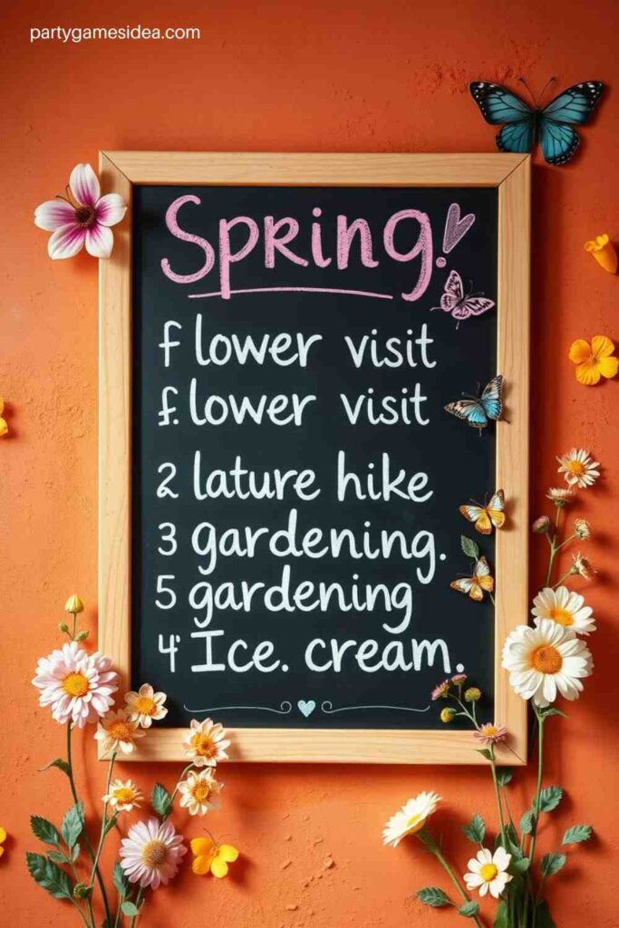 Spring Bucket List