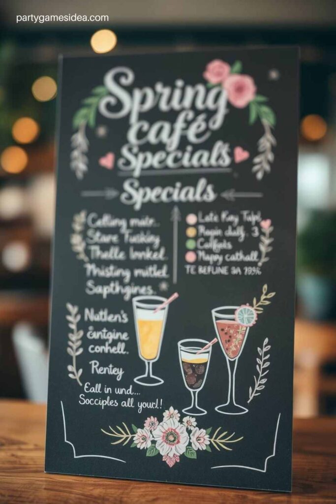 Spring Café Specials