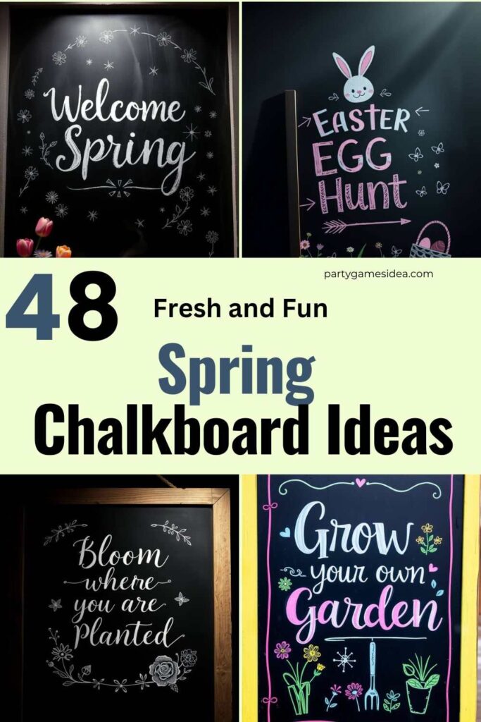 Spring Chalkboard Ideas