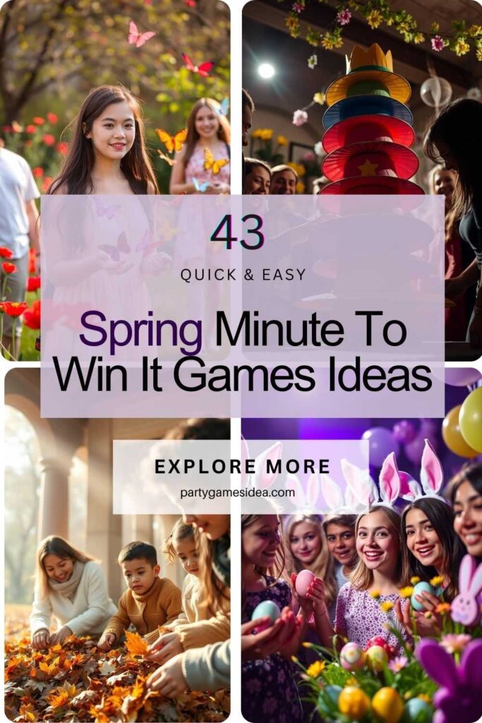 Spring Minute To Win It Games Ideas