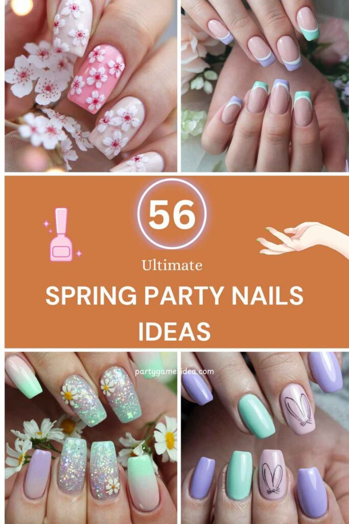 Spring Party Nails Ideas