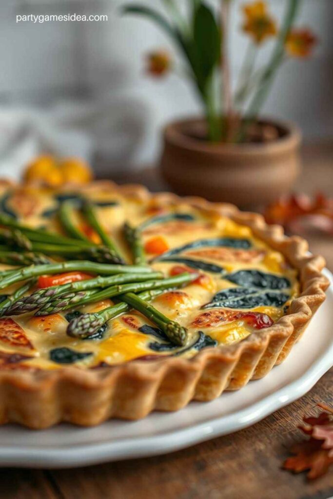 Spring Vegetable Quiche