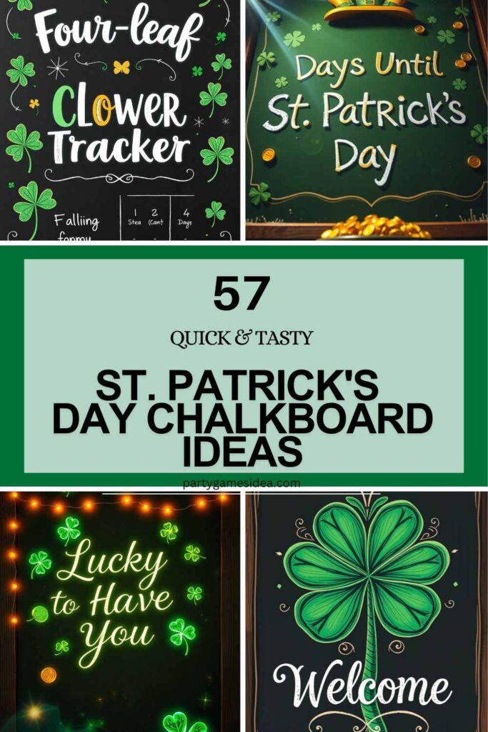 St. Patrick's Day Chalkboard Ideas