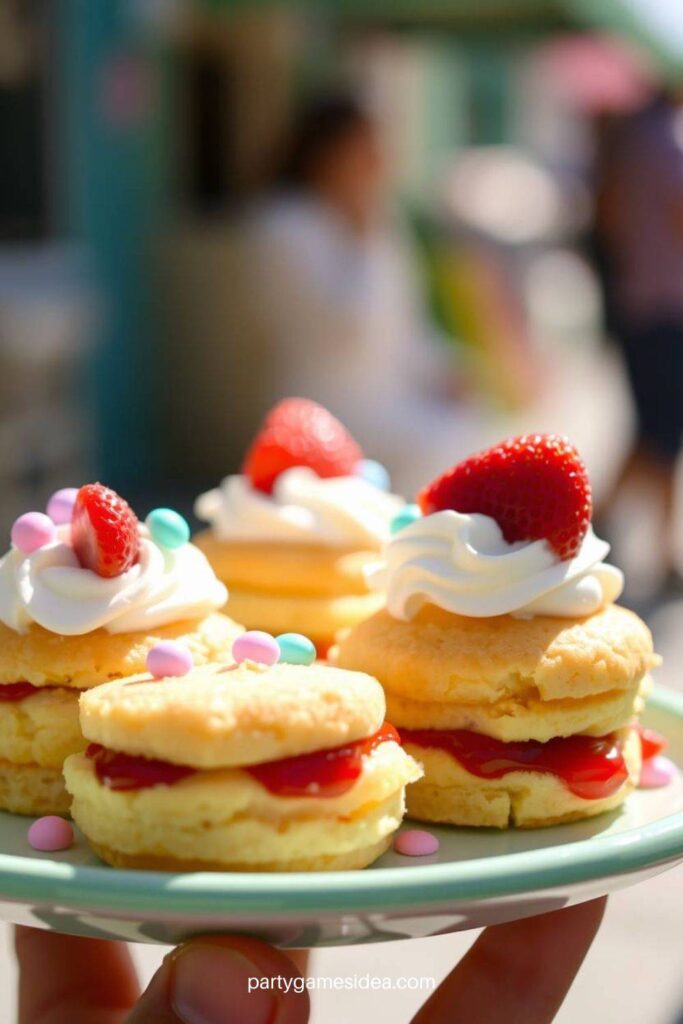 Strawberry Shortcake Bites