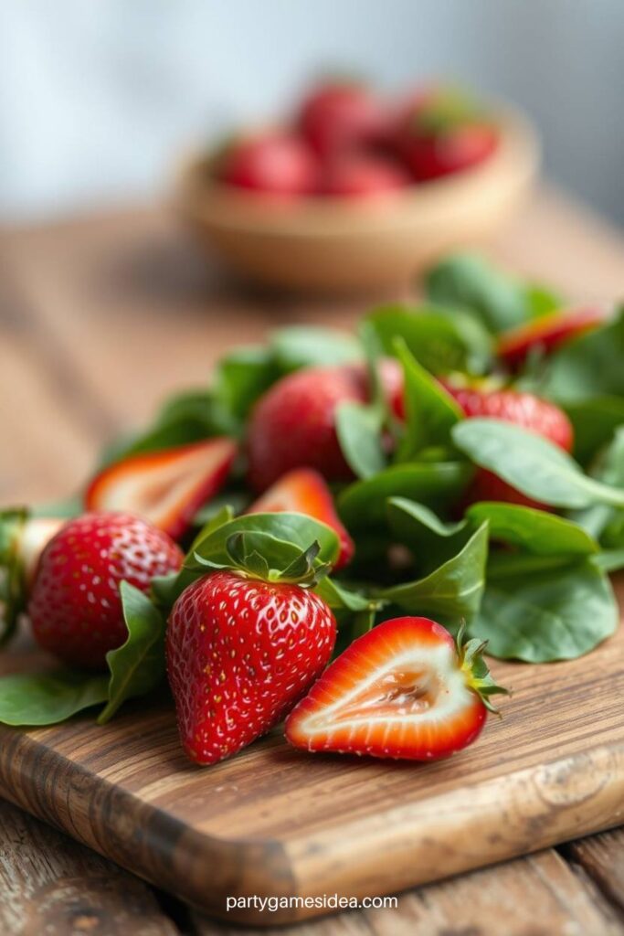 Strawberry Spinach Salad