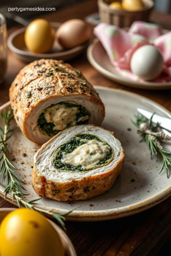 Stuffed Chicken Breast with Spinach and Cheese