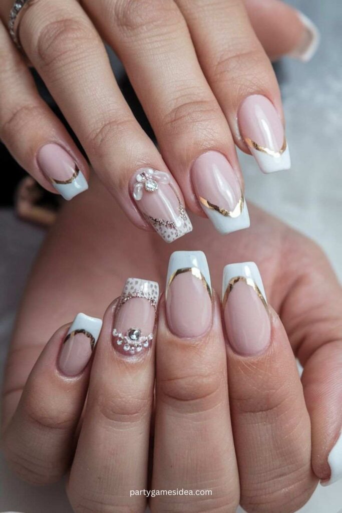 The French Manicure with a Twist