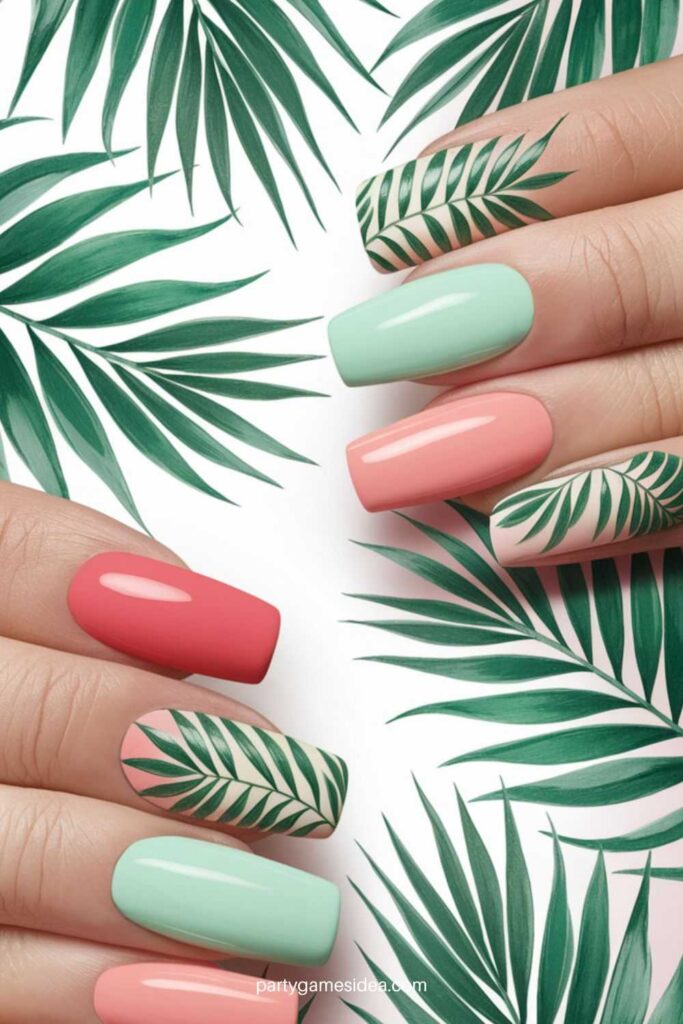 Tropical Palm Leaves