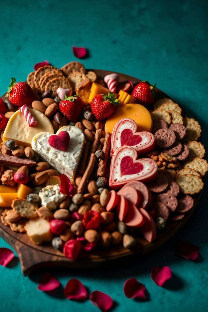 Valentine’s Day Charcuterie Board