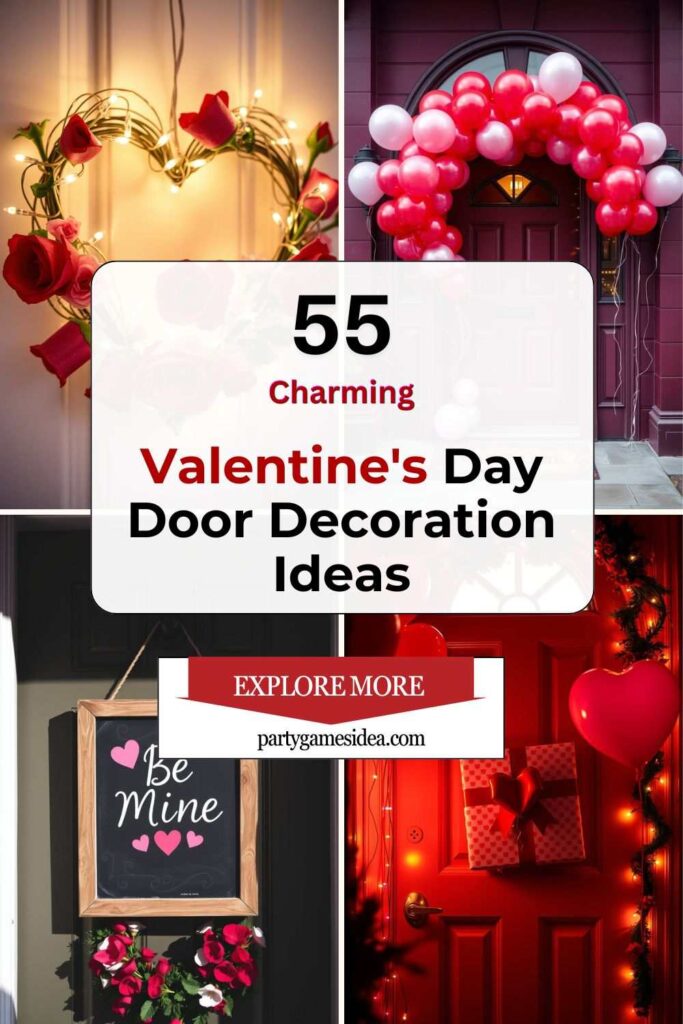 Valentine's Day Door Decoration Ideas