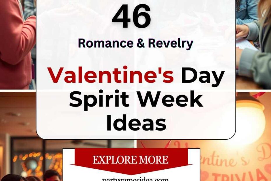 Valentine's Day Spirit Week Ideas