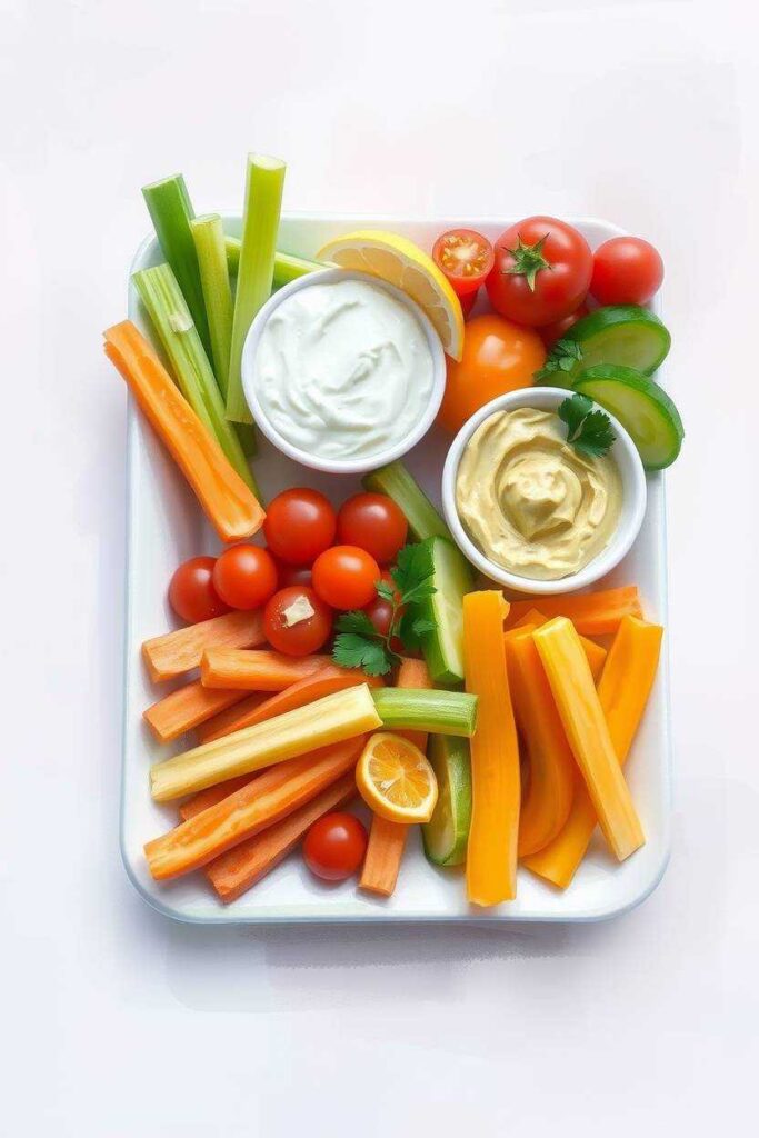 Veggie and Dip Tray