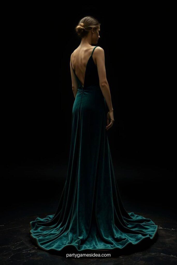 Velvet Evening Gowns