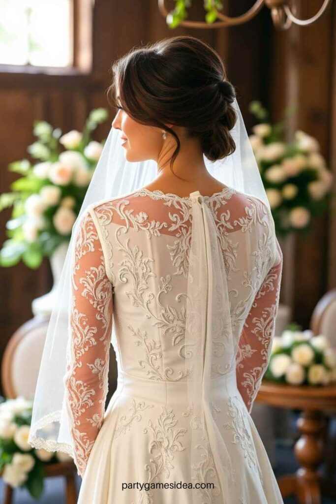 Vintage Long Sleeve Wedding Dresses