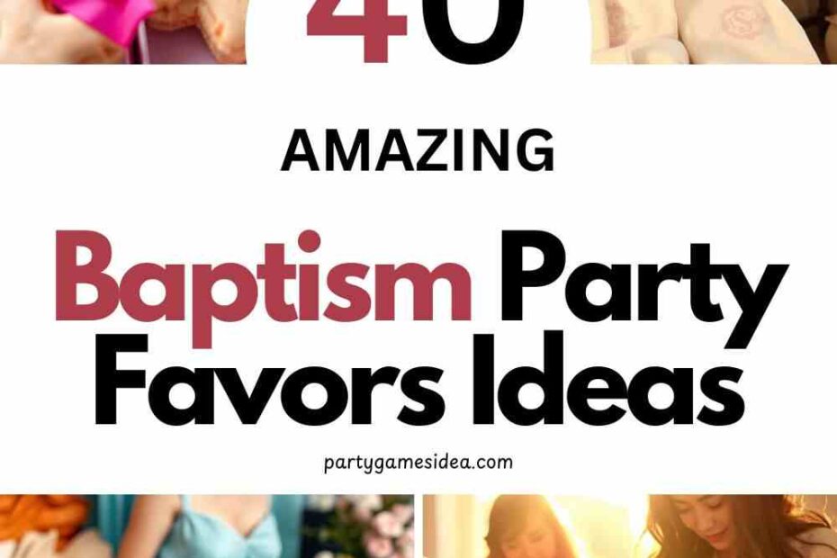 Baptism Party Favors Ideas