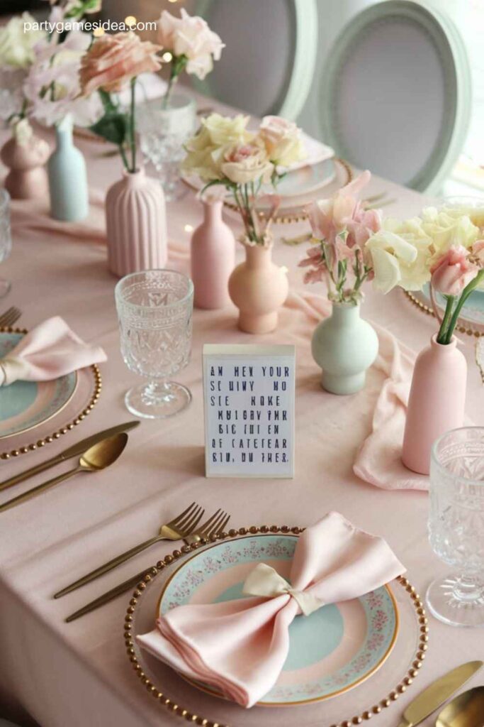 Pastel Table Settings