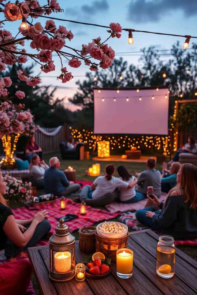 Set Up an Outdoor Movie Night