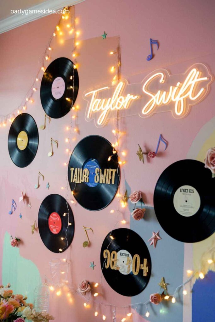 Vintage Record Wall